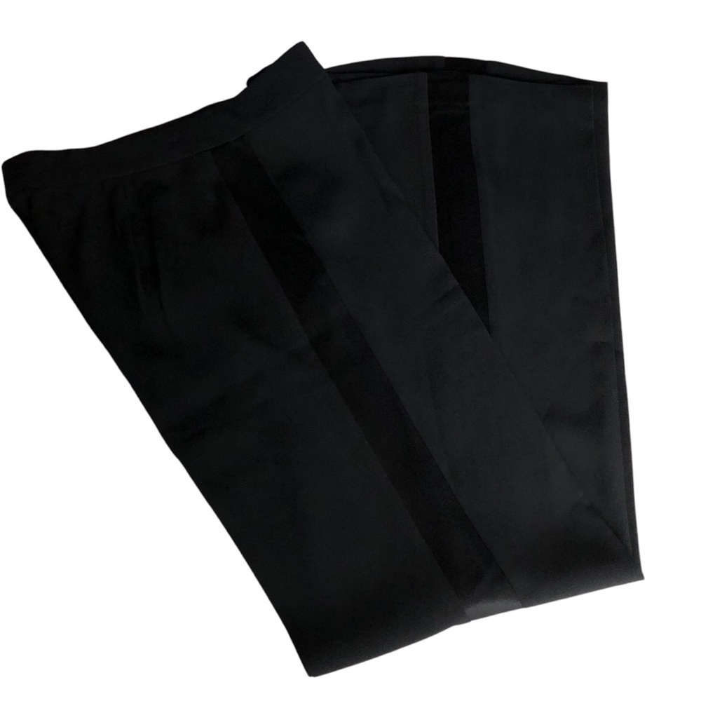 Kobi Halperin Wide Leg Dressy Black Flowy Pants Size 10 - Picture 9 of 12